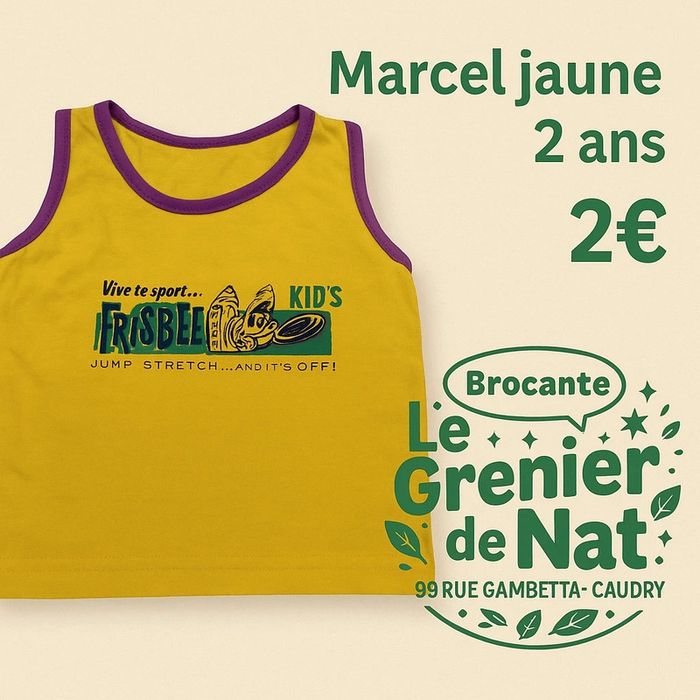 Marcel jaune 2 ans