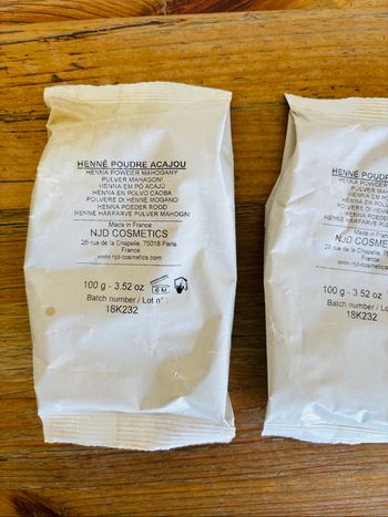 Henné poudre acajou