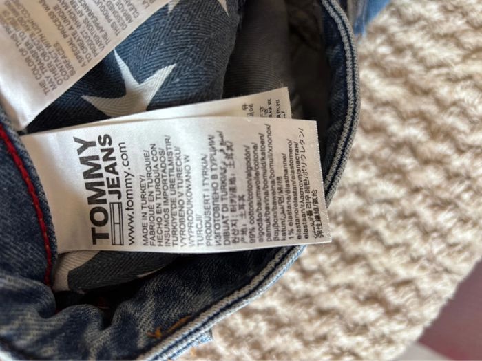 Mini jupe en jean Tommy Jeans - Taille 26 (équivalent 34/36) - photo numéro 9