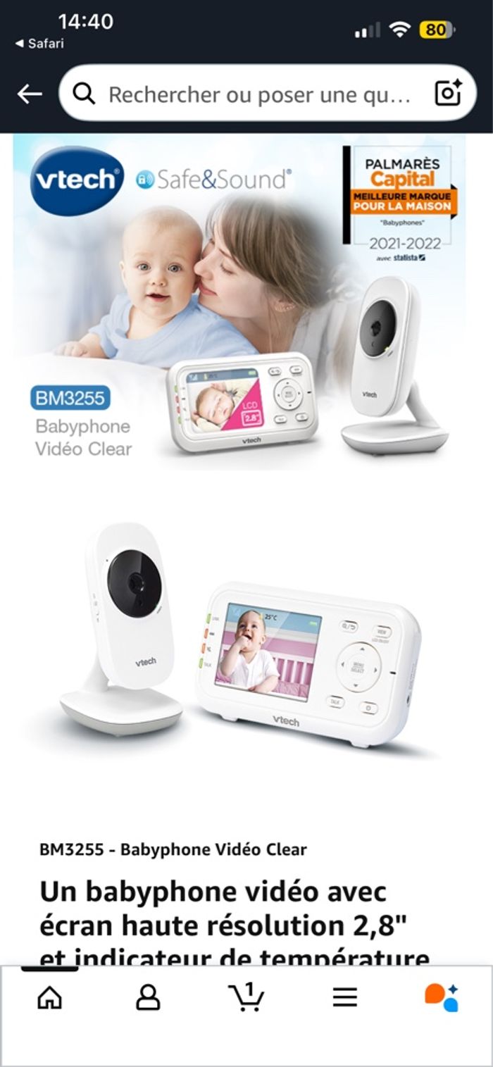 Babyphone Vtech - photo numéro 9