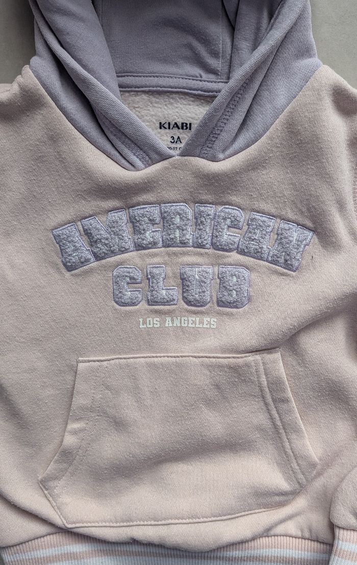 Sweat à capuche fille - 3 ans - photo numéro 4