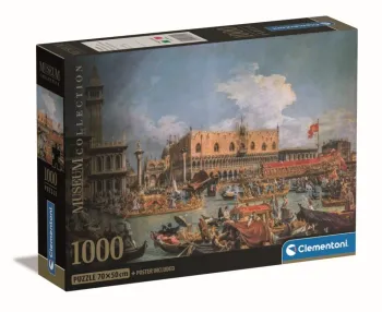 Puzzle 50 x 70 cm Clementoni 1000 pièces + poster Inclu - Museum