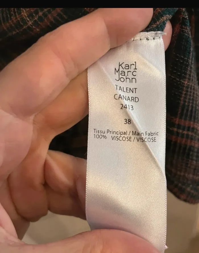 Karl marc John  Blouse imprimées Femme taille 38 - photo numéro 6