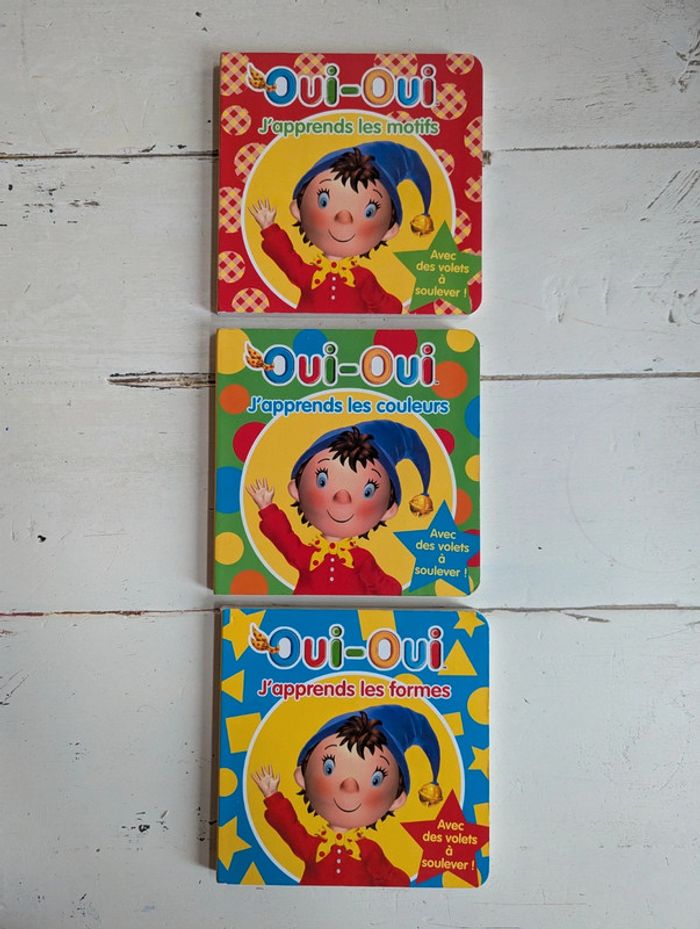 Lot de 3 livres cartonnés Oui-Oui