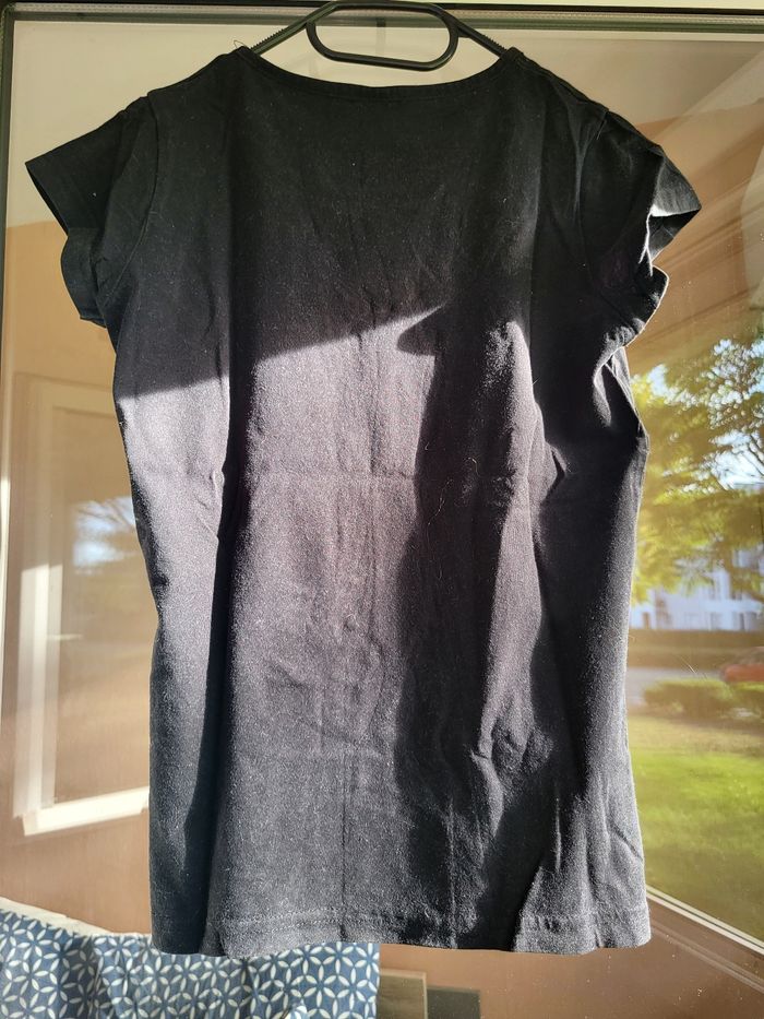T-shirt girafe noir et blanc - photo numéro 2
