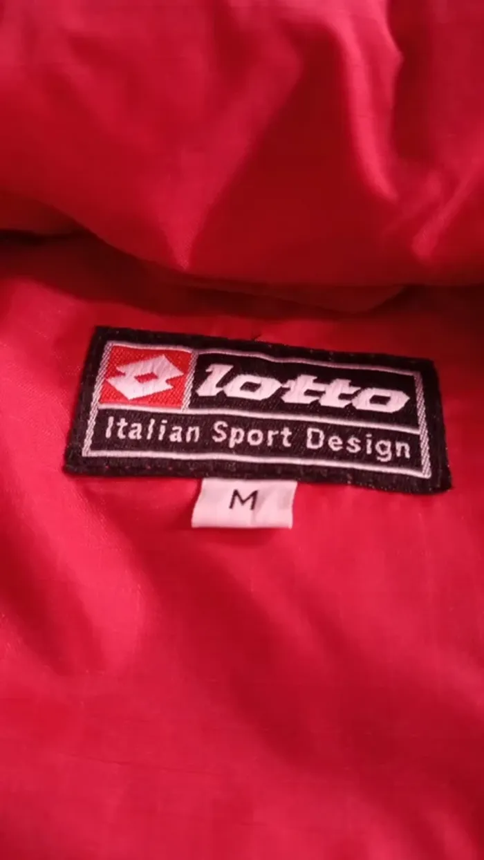 Doudoune sans manche rouge Lotto Taille M - photo numéro 4