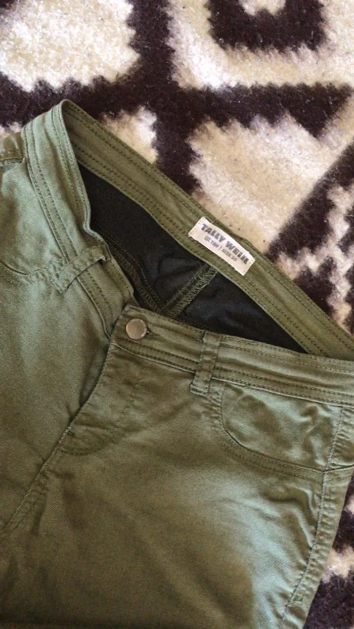 Pantalon simple kaki - photo numéro 3