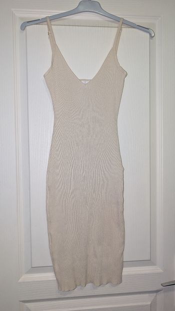 Robe moulante beige taille S