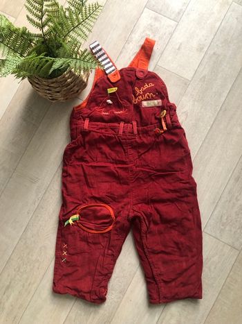 Salopette corail fille