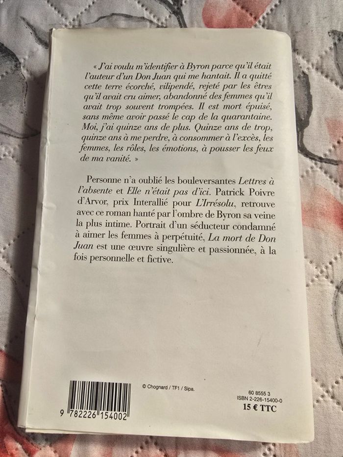 Patrick Poivre d'Arvor la Mort de Don Juan - photo numéro 2