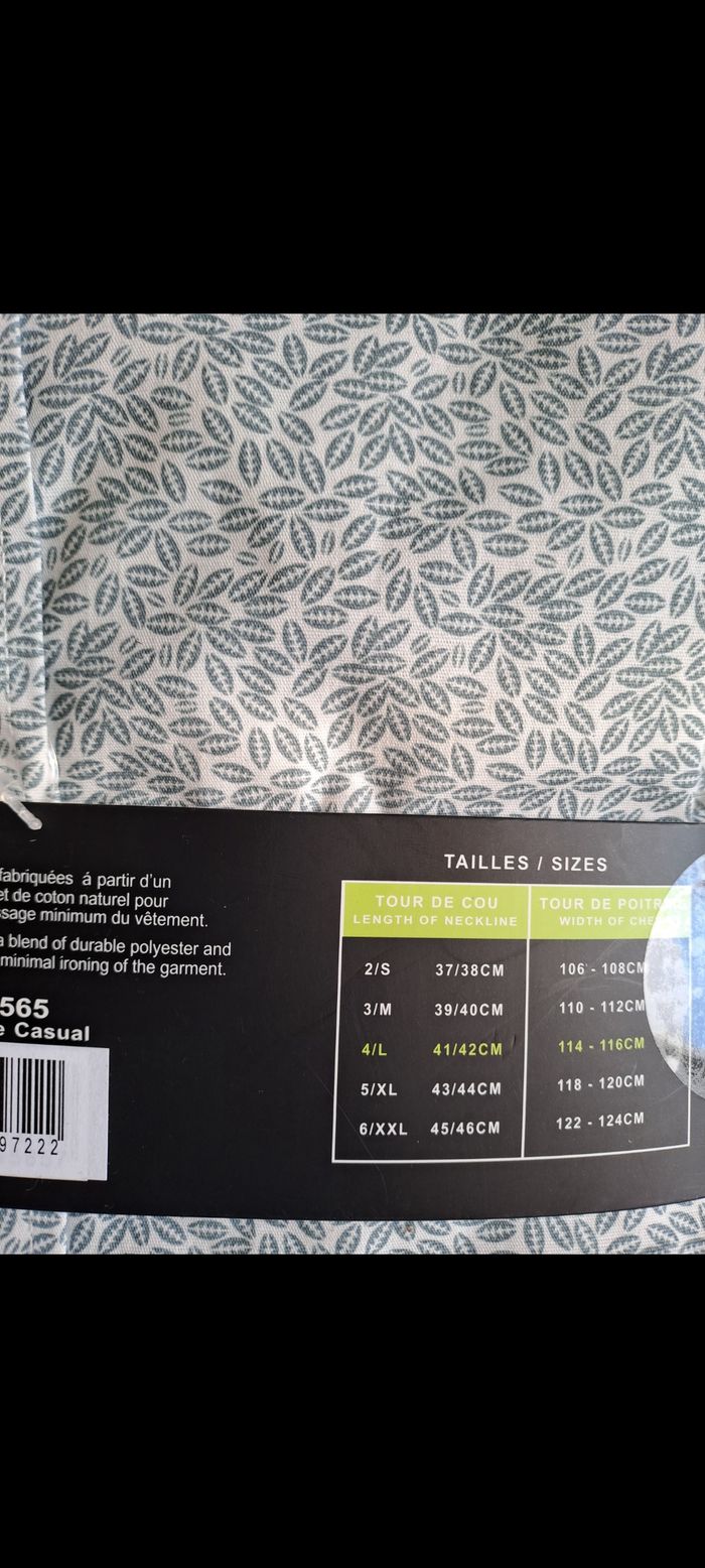 Chemise manches longues neuve - photo numéro 2