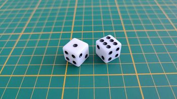 Lot x2 dé pièce détachée jeu de société Monopoly Pokémon édition de Kanto #C43