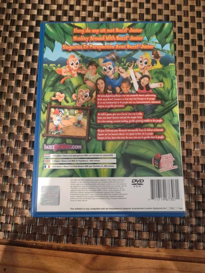 Ps2 buzz junior jungle party Fr Eng Nl - photo numéro 2