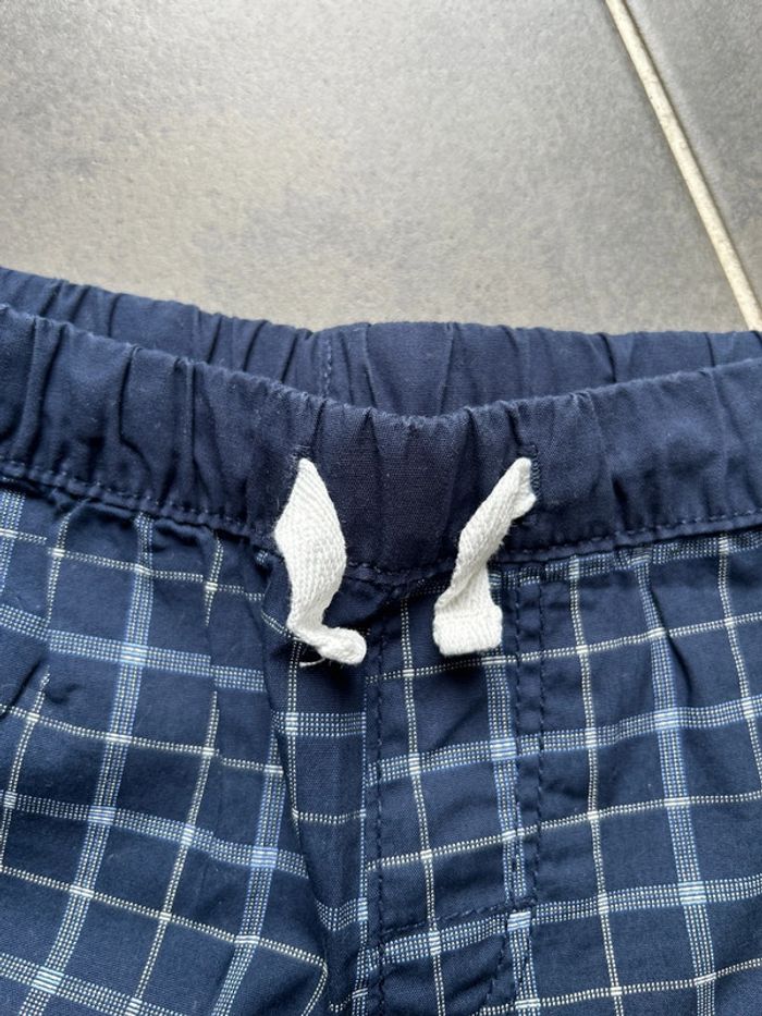 Short léger à carreaux marine garçon H&M - photo numéro 2