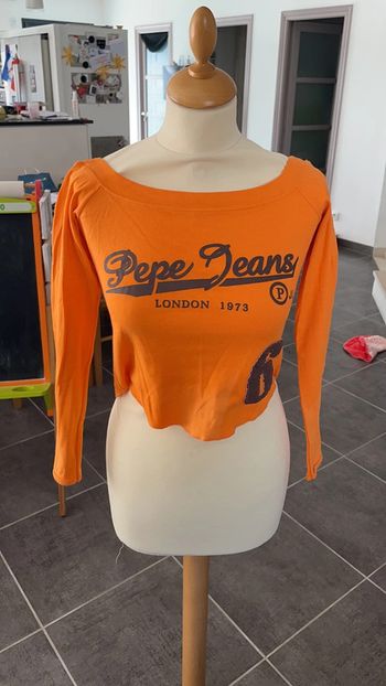 Haut court pépé jeans