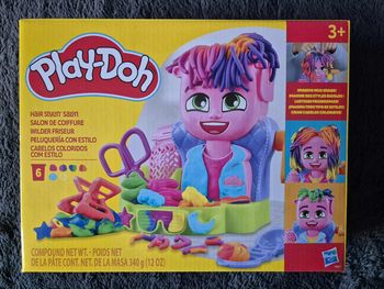 Play-Doh Salon de Coiffure, Coffret avec 6 Pots de Pâte à Modeler