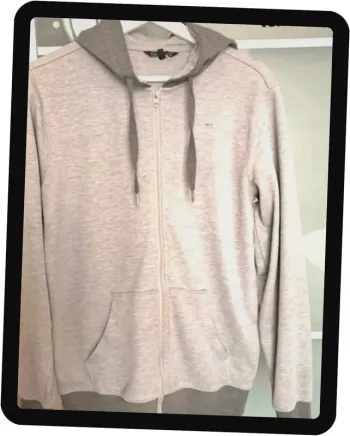 Sweat à capuche homme/grand ado M JBC