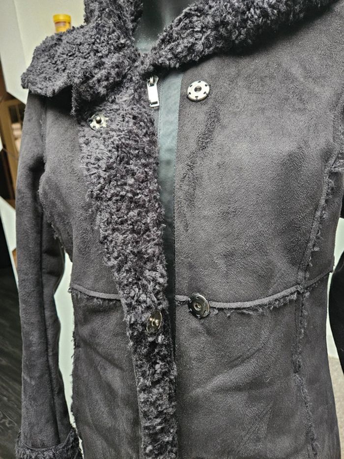 Yessica Manteau chaud noir taille S - photo numéro 3