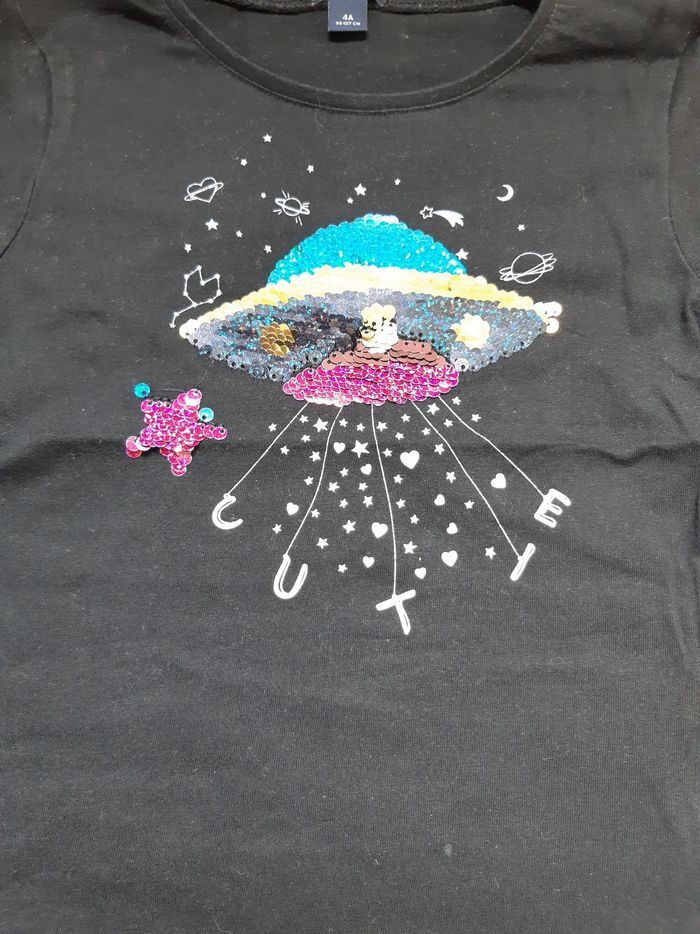 T-shirt ML KIABI 4 ans - photo numéro 2