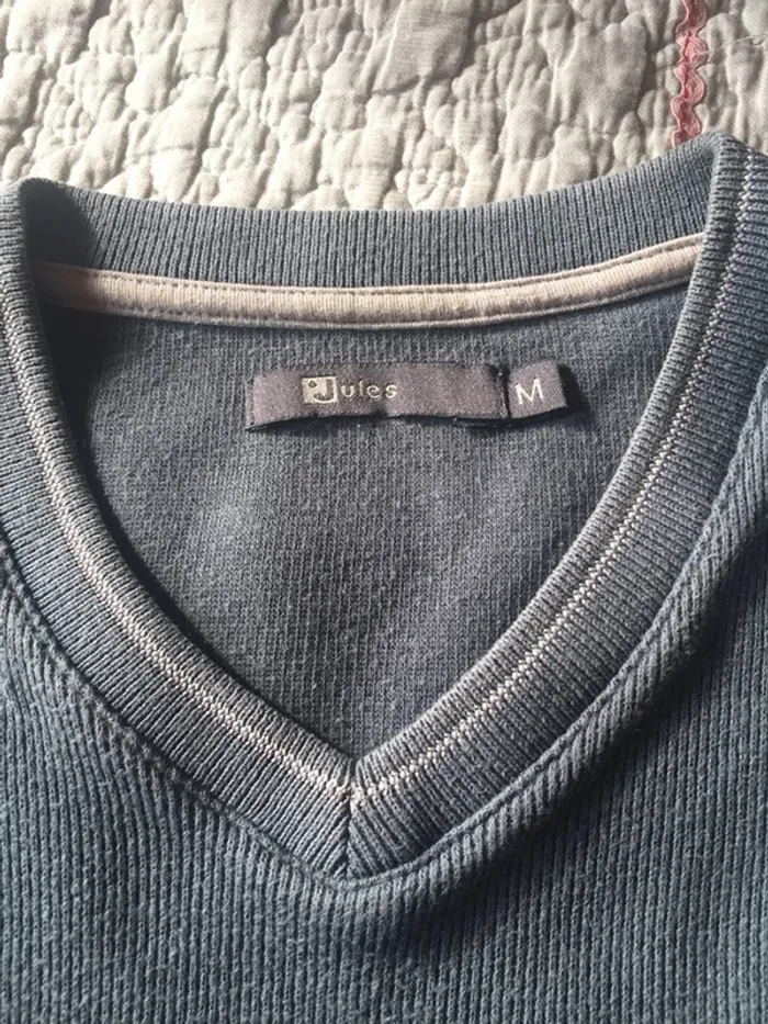Sweat bleu gris Jules taille M - photo numéro 3