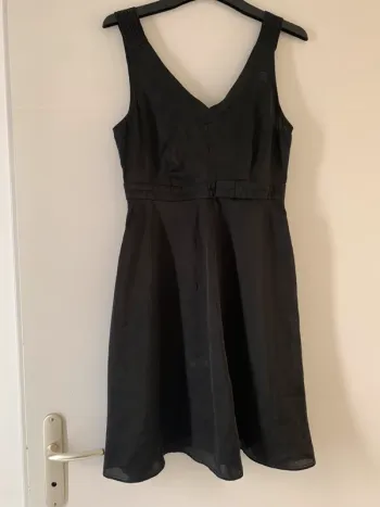 Robe noire satinée G-star taille S