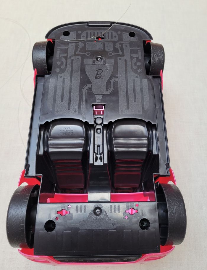 Barbie Voiture Cabriolet Rose pour poupée - photo numéro 7