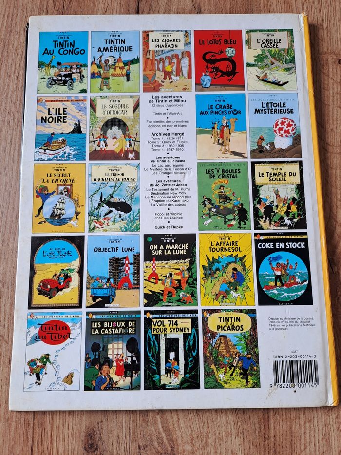 BD tintin au pays de l'or noir - photo numéro 3