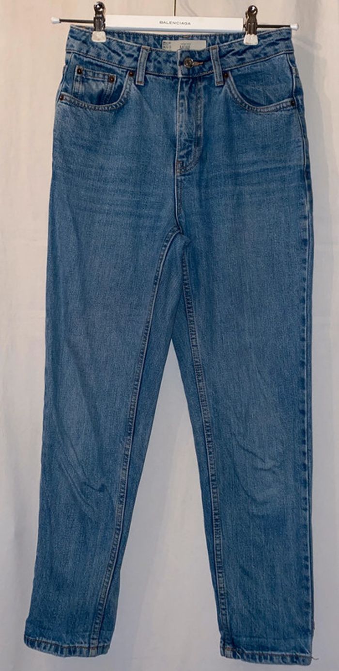 jeans Moto Top Shop coupe Mom taille 26 us deux micro taches sur les poches