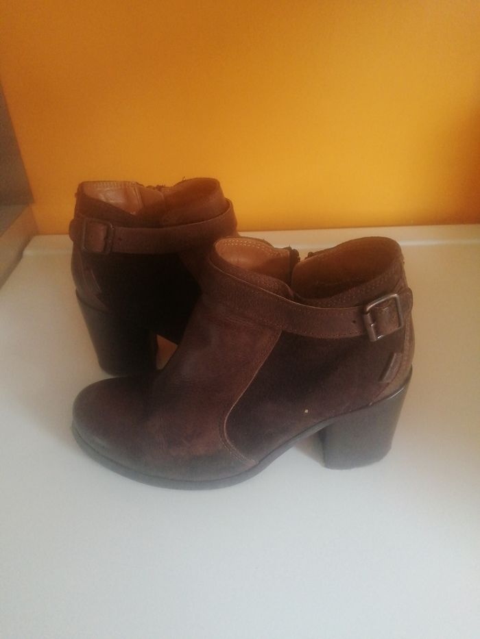 🌸Bottines cuir marron à talon Pointure 37 "Levi's" 🌸 - photo numéro 5