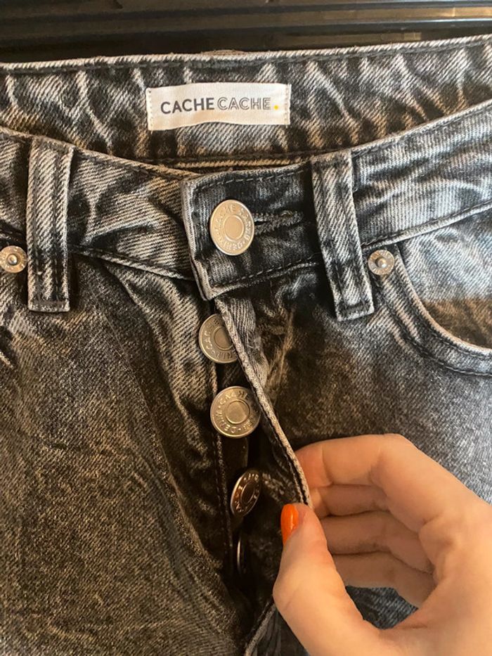 Jean mom gris - photo numéro 3