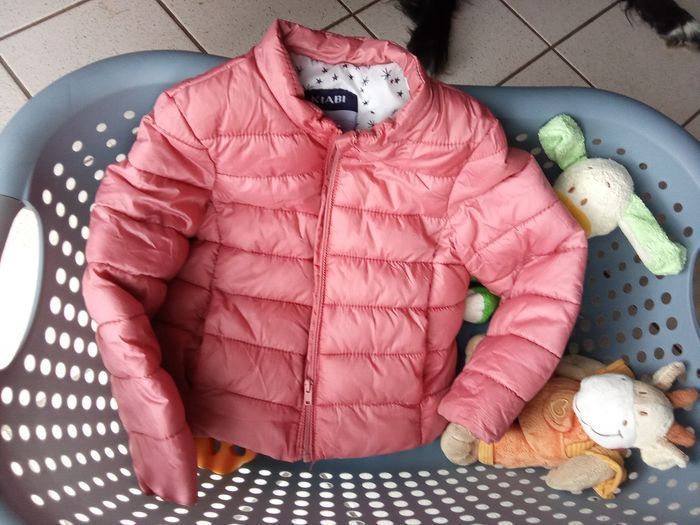 Veste, doudoune mi saison fille rose perle Kiabi 3 ans - photo numéro 1