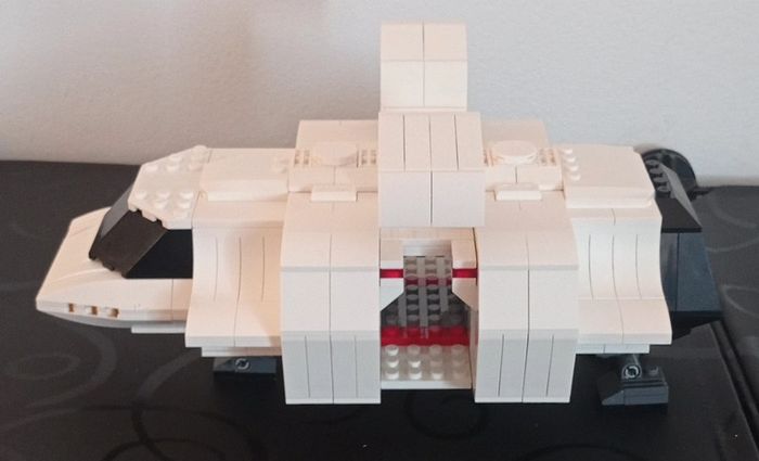 🤩culte !! v les visiteurs 1983 navette de transport+ chasseur visiteurs à construire - photo numéro 5