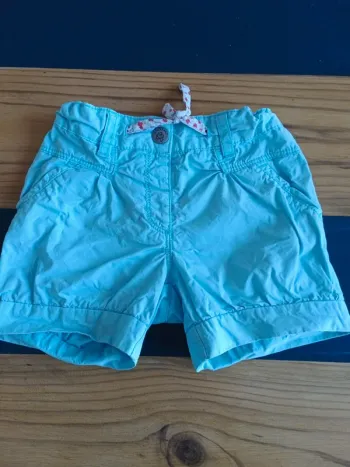 Short bleu clair