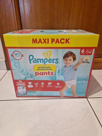 66 couches taille 6 pampers pants