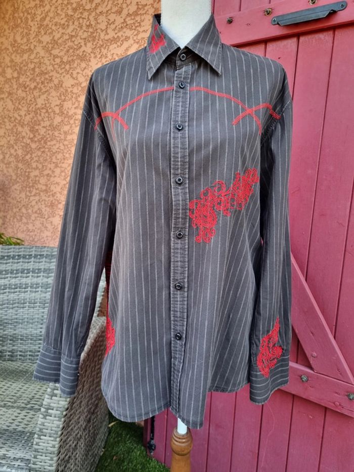 Chemise homme à manches longues T. 41/42 - photo numéro 2