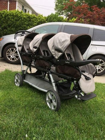 Poussette triple Peg-perego