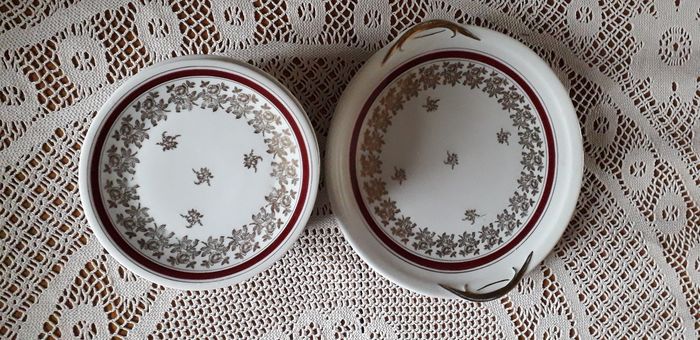 Assiettes à dessert porcelaine