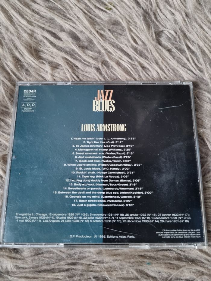 Cd Louis Armstrong  Jazz&Blues collection - photo numéro 2