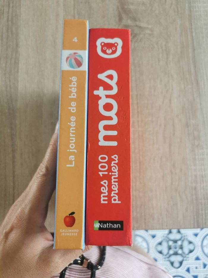 Lot de 2 livres pour bébé un imagier et la journée de bébé - photo numéro 3
