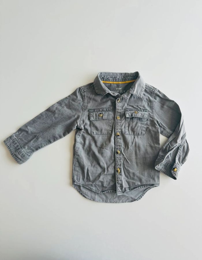 Chemise manches longues garçon - 9/12 mois - Mini Rebel