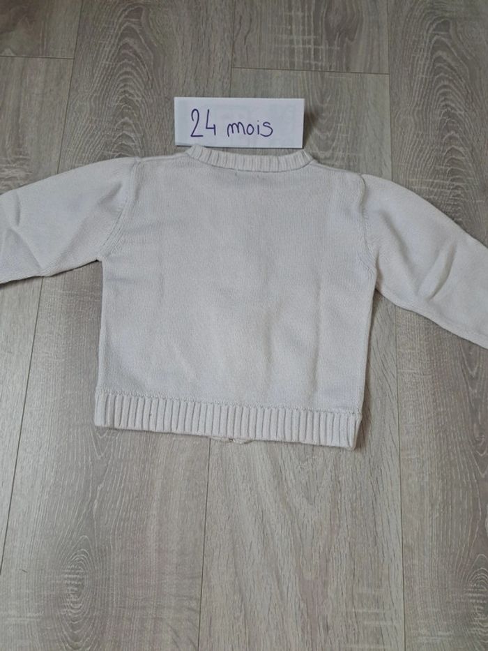 Gilet beige 24 mois - photo numéro 2