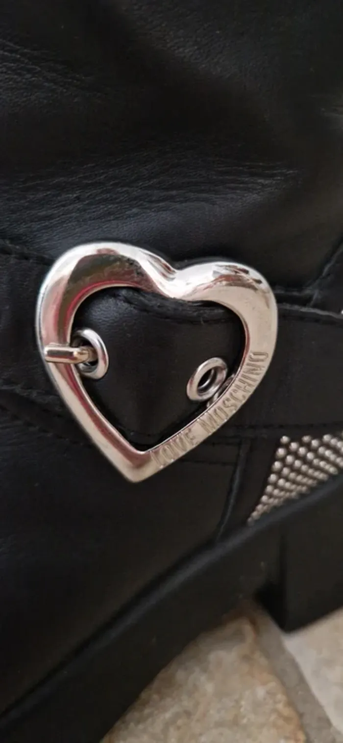 Bottines Love Moschino strass - photo numéro 15