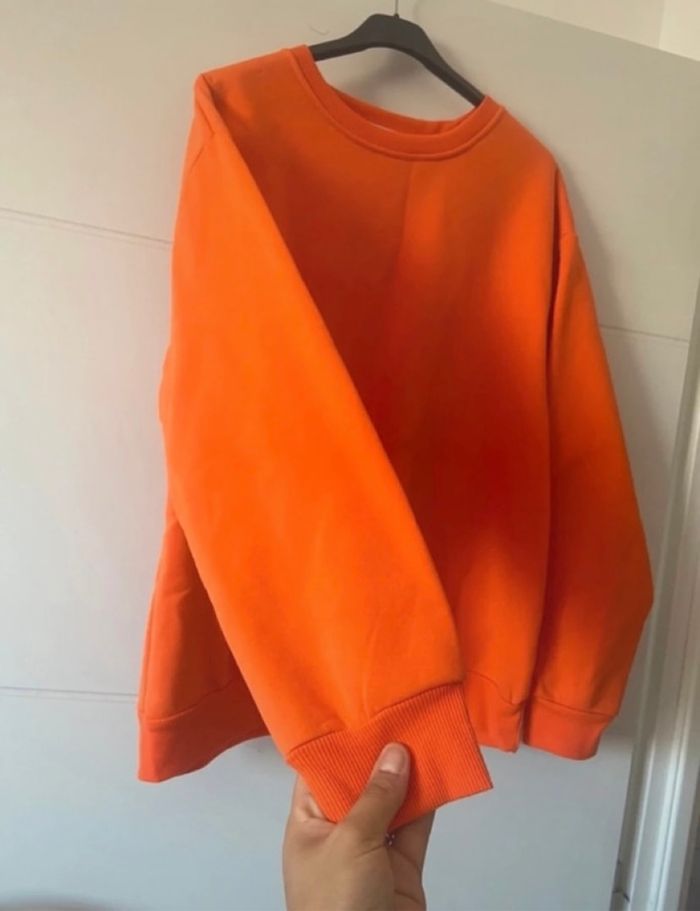 Pull orange taille L - photo numéro 2