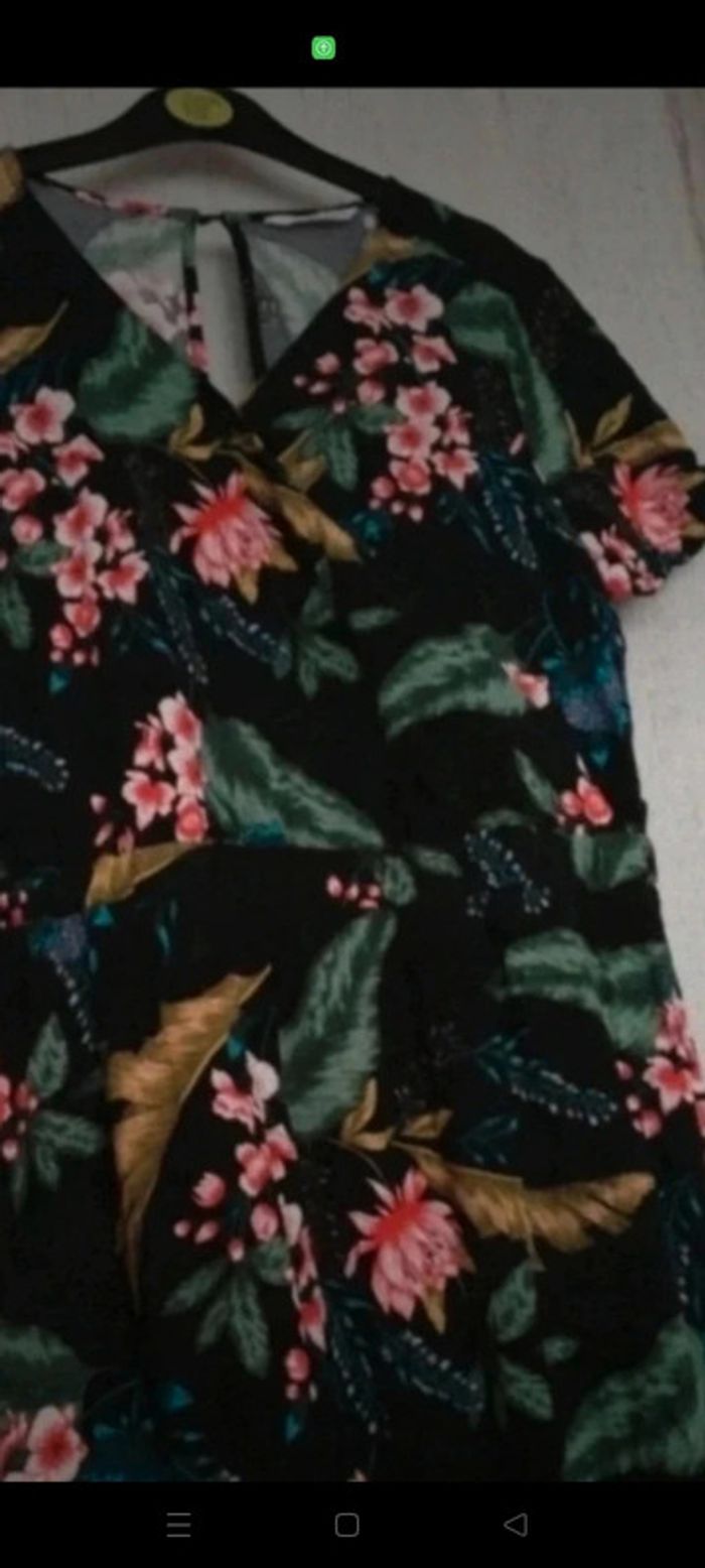 Longue robe d été a motif floral - photo numéro 3