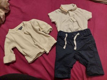 Ensemble bebe garcon 1 mois