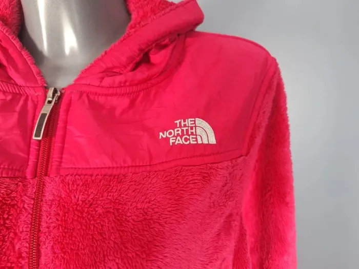 Veste polaire a capuche The North Face femme à capuche – Rose fuchsia – Taille M (610) - photo numéro 3