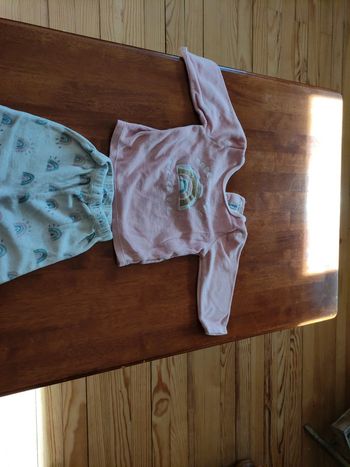 Pyjama 12 mois motif arc en ciel Gemo