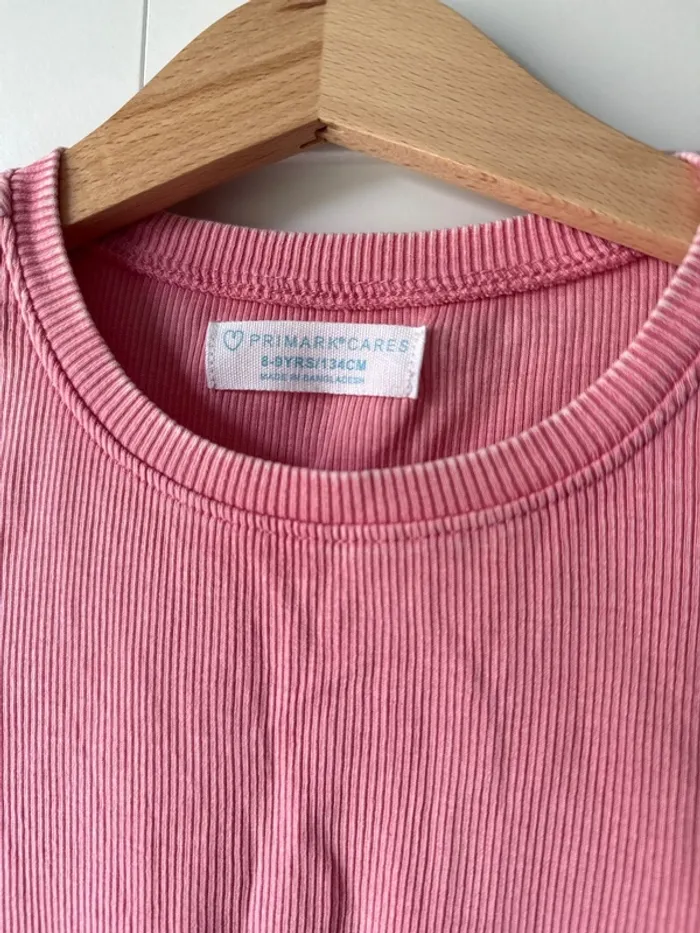 Robe collante enfant rose corail - photo numéro 3