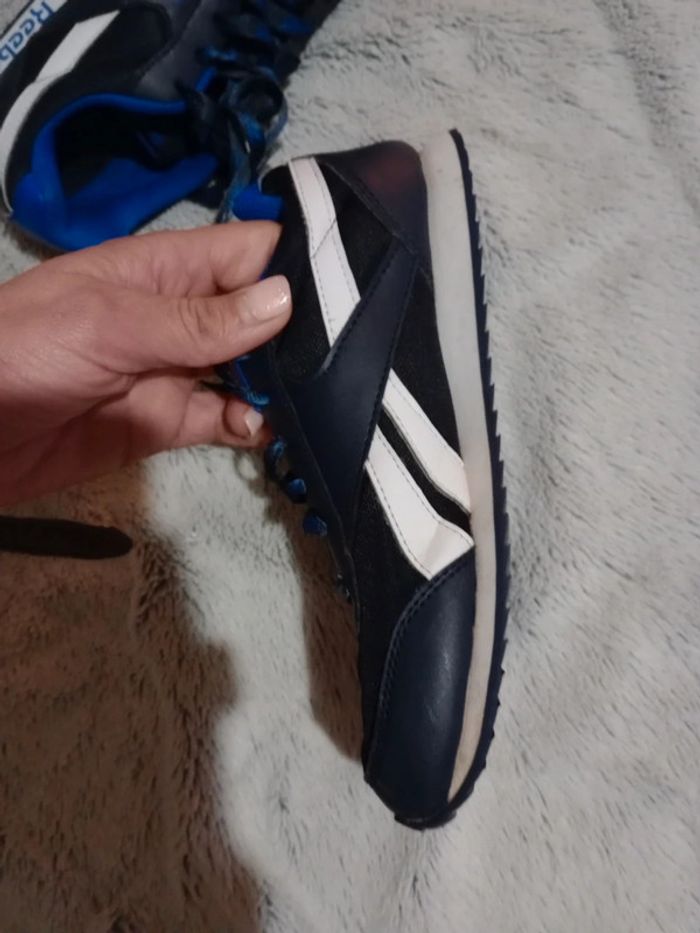 Sneackers mixte 35 bleu marine Reebok c49 - photo numéro 5