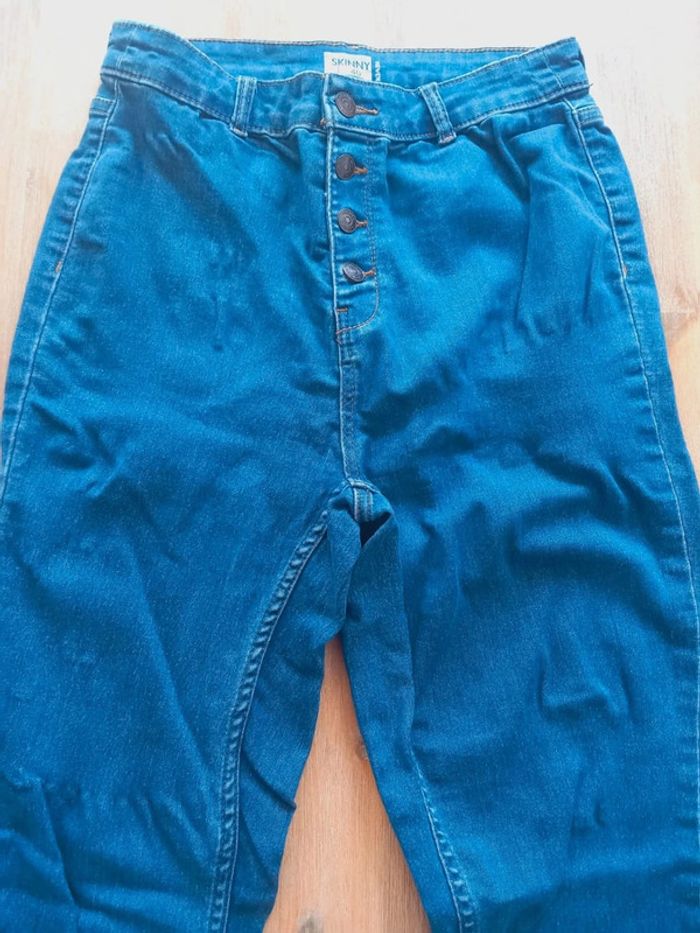 Jean skinny bleu Kiabi – Taille 40 – Très bon état - photo numéro 2